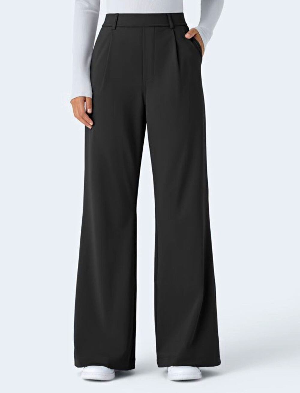 Halara Flex DayStretch High Waisted Pocket Work Flare Pants XS petite